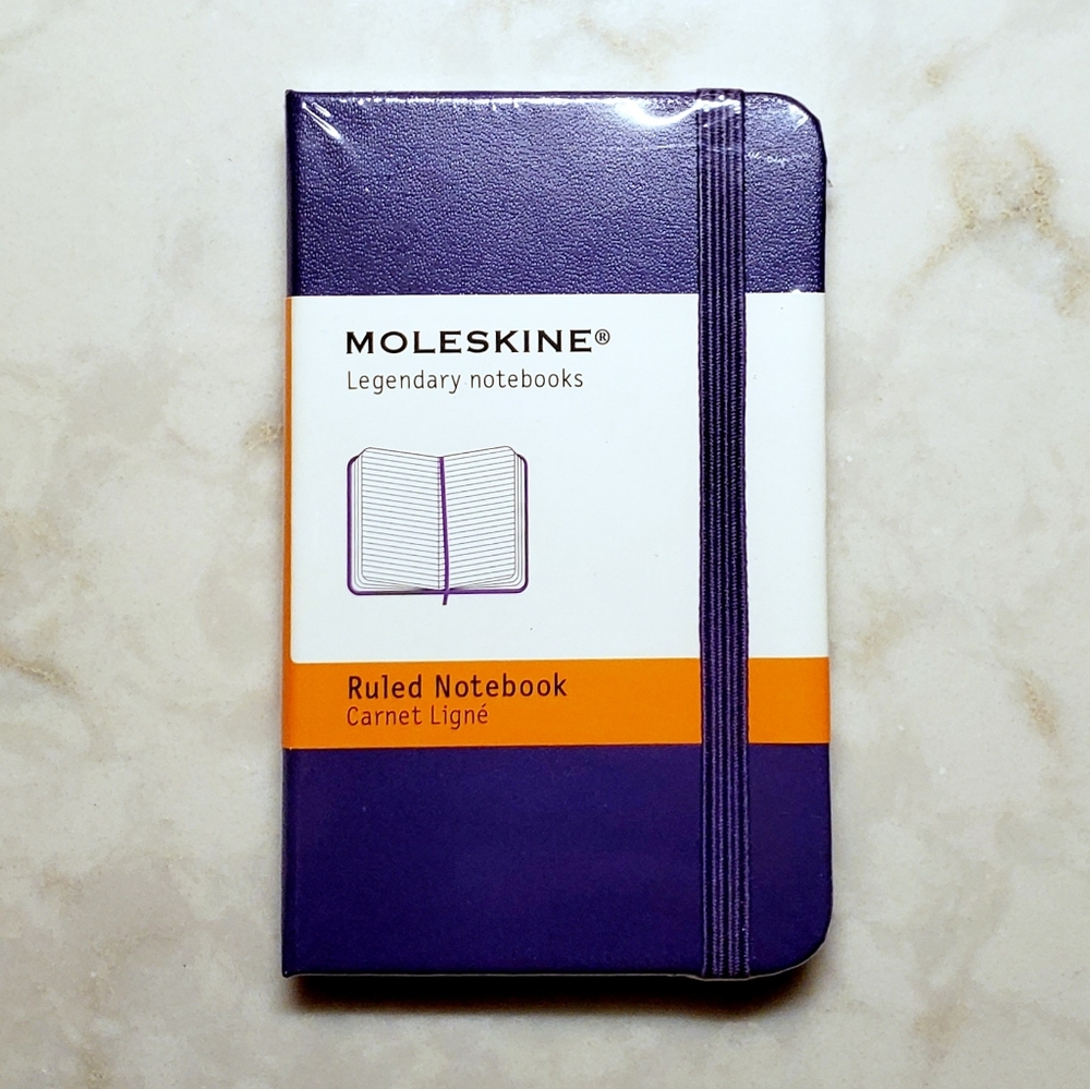 NEW: Moleskine XS Ruled Hardcover Notebook